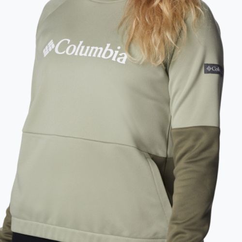 Кофта трекінгова жіноча Columbia Windgates Crew safari/stone green