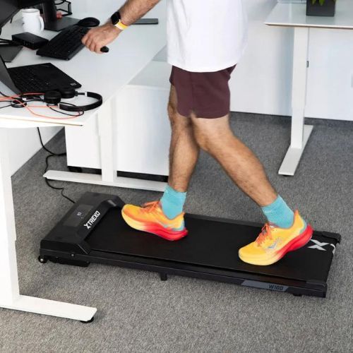Бігова доріжка електрична TREXO Walking Pad W100 чорний