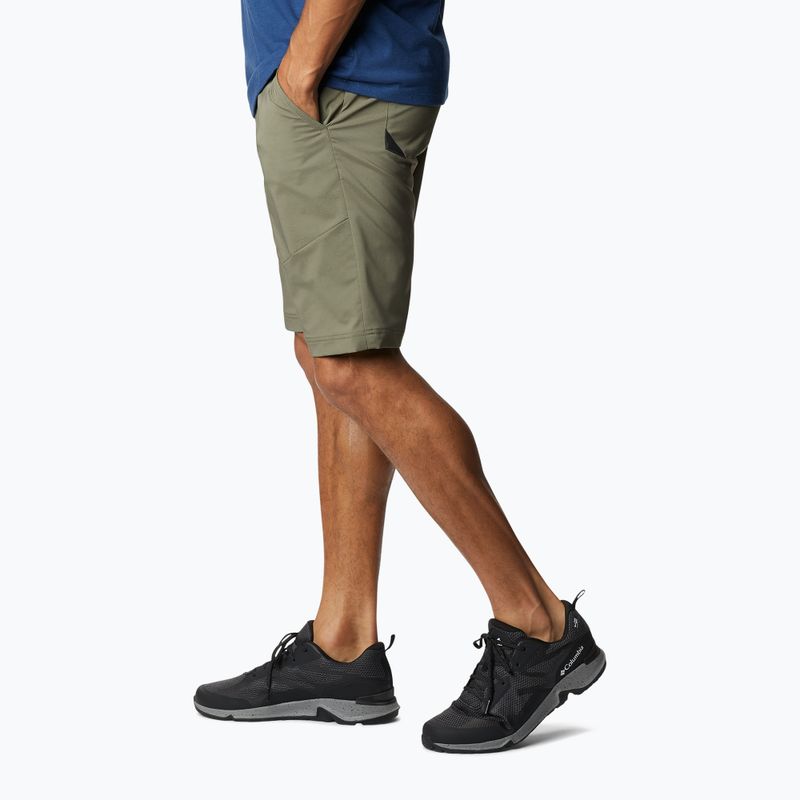 Шорти трекінгові чоловічі Columbia Tech Trail stone green 3