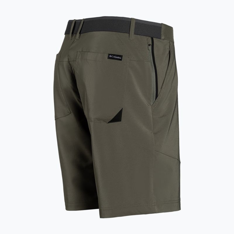 Шорти трекінгові чоловічі Columbia Tech Trail stone green 8